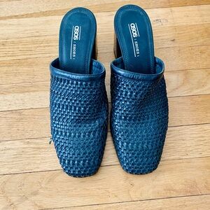 ASOS woven leather mules size 10/41